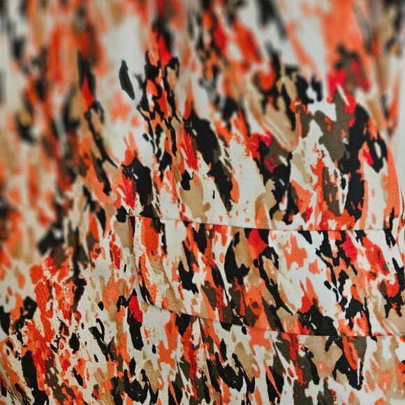 Nipon Boutique (18W) blazer: mixed colors w (XL) russet color T-shirt insert - Picture 5 of 5